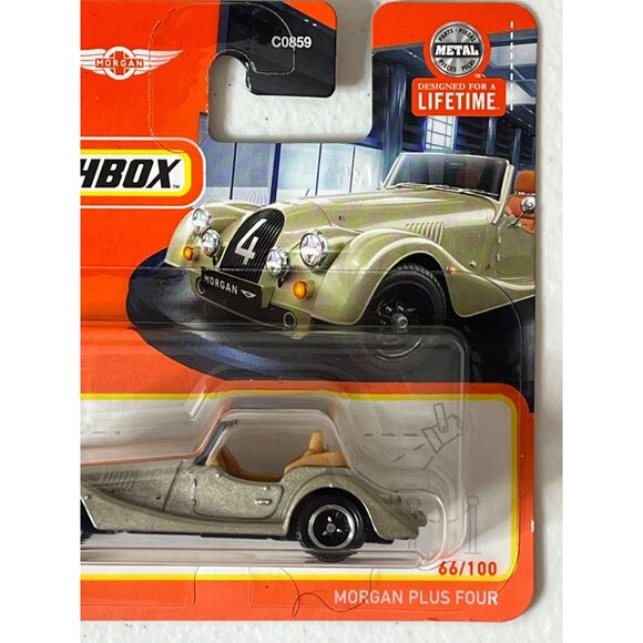 Matchbox Morgan Plus Four Convertible 2024 Diecast Car 1:64 Tan 66/100 - Picture 3 of 9